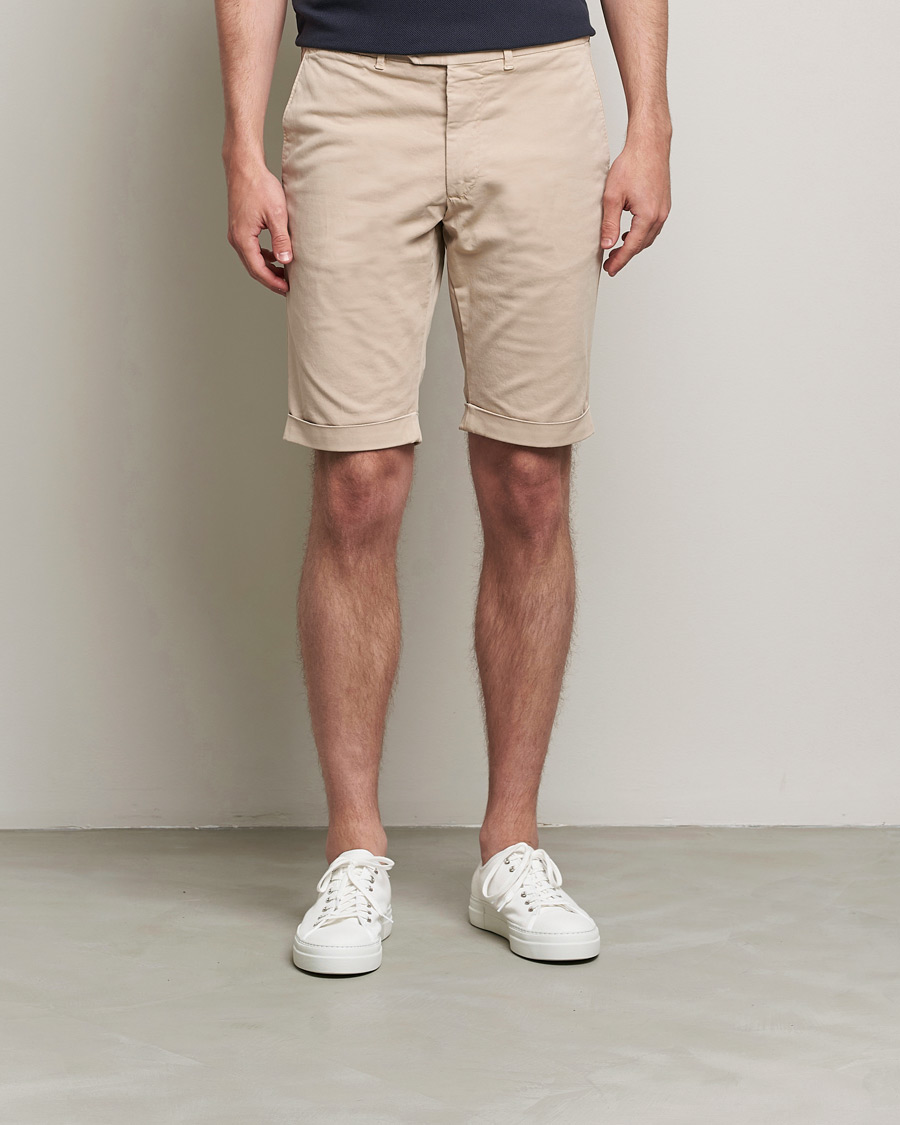 Men | Shorts | Oscar Jacobson | Declan Cotton Shorts Washed Sand