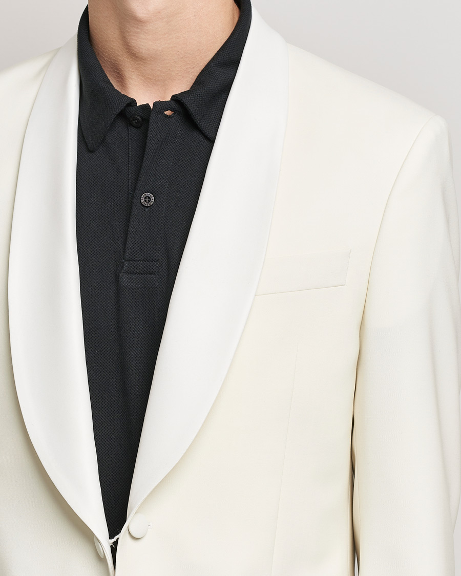 Men | Suits | Oscar Jacobson | Figaro Light Wool Tuxedo Creme