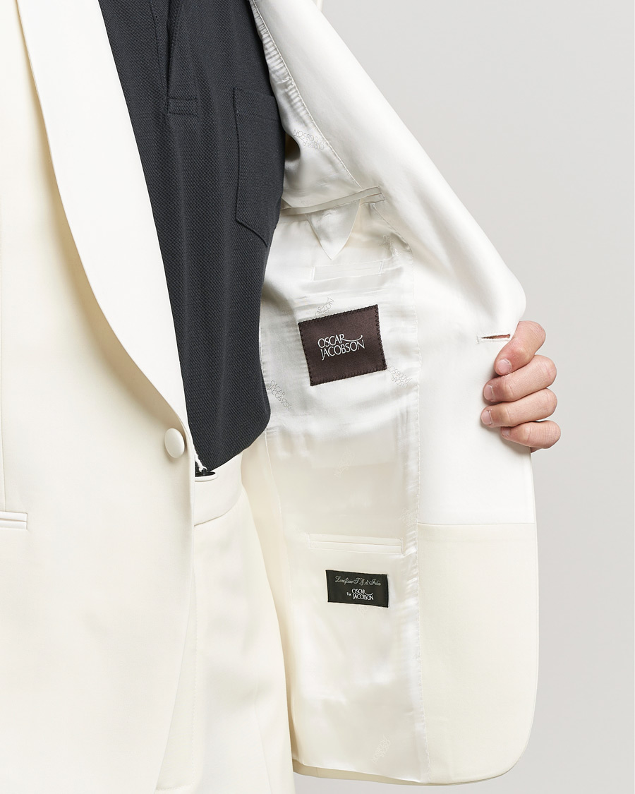Oscar Jacobson Figaro Light Wool Tuxedo Creme at CareOfCarl.com