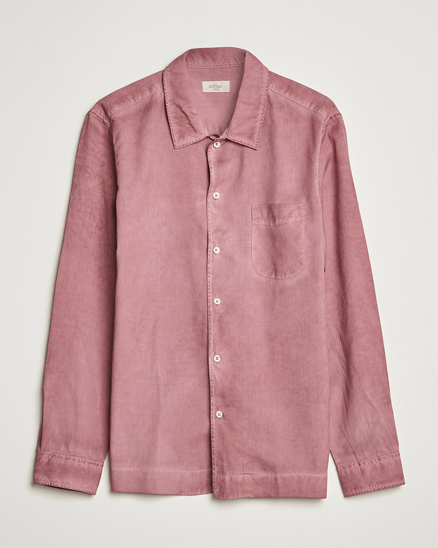 Men |  | Altea | Garment Dyed Shirt Antique Pink