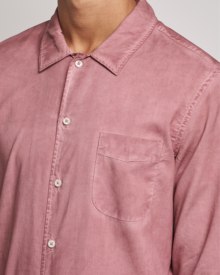 Men | Shirts | Altea | Garment Dyed Shirt Antique Pink
