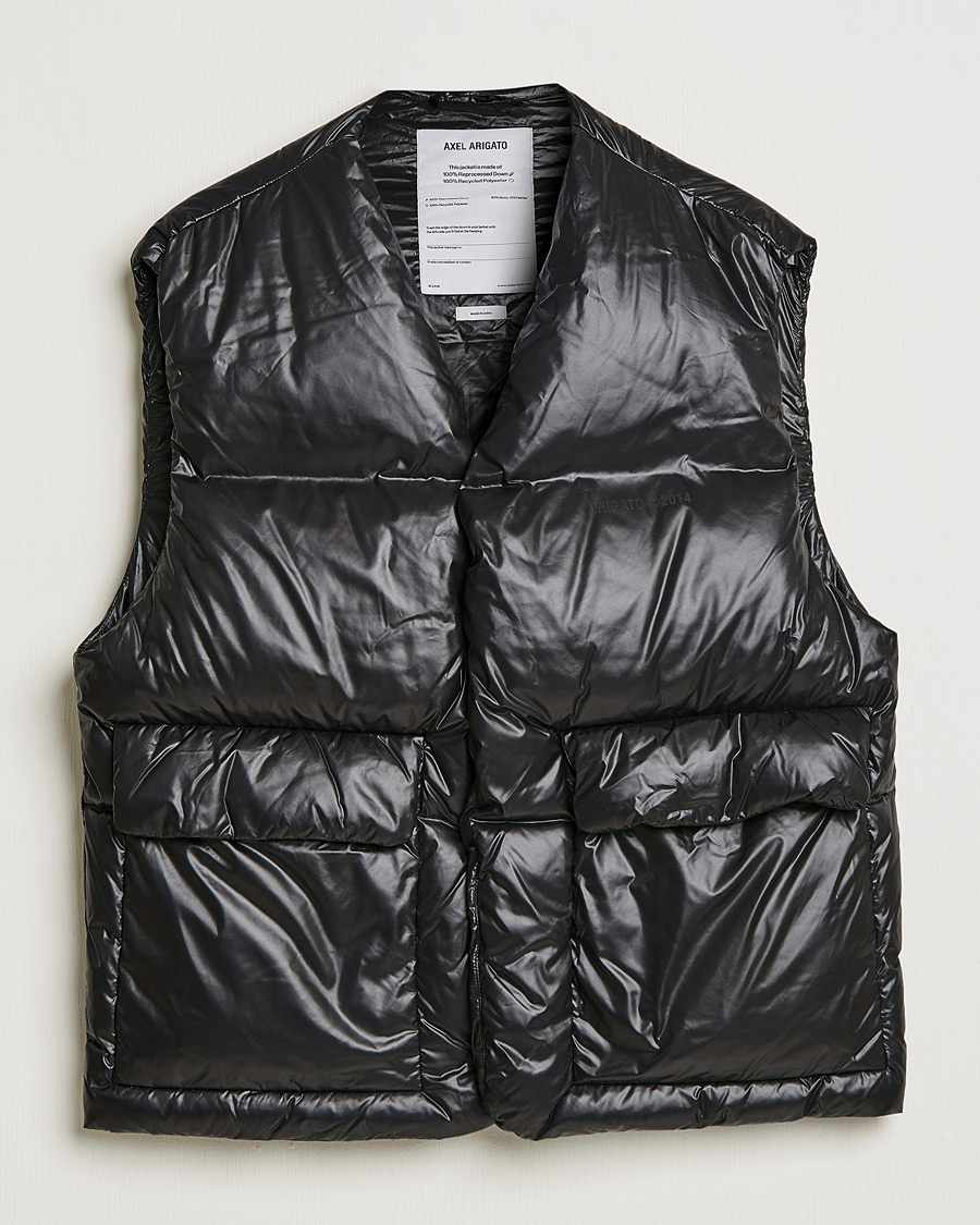 Men | Gilets | Axel Arigato | Techno Down Vest Black
