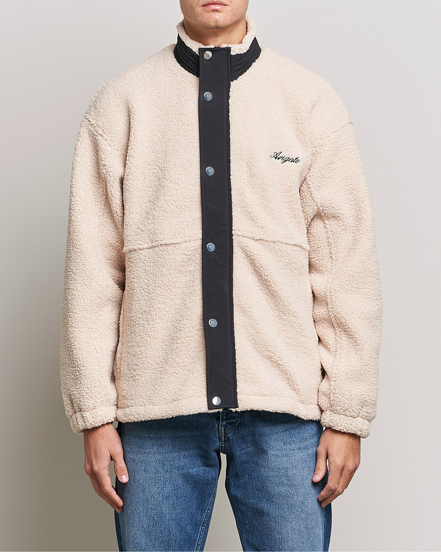 Men | Sweaters & Knitwear | Axel Arigato | Nomad Pile Jacket Beige
