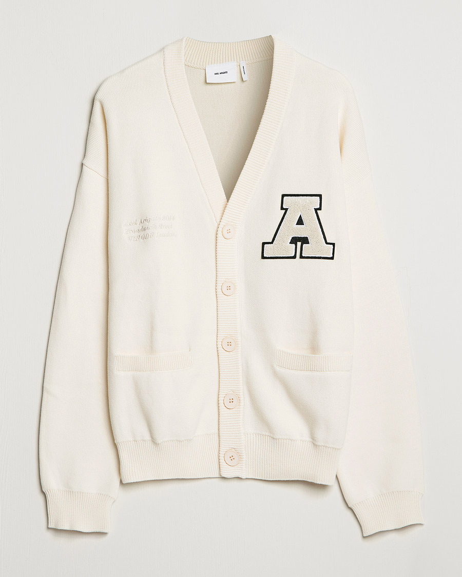 Men | Sweaters & Knitwear | Axel Arigato | Singular Knitted Cardigan Ecru