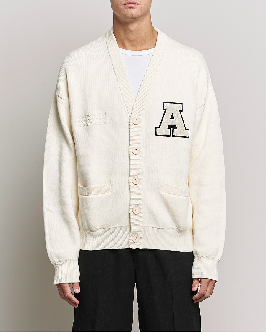 Men | Sweaters & Knitwear | Axel Arigato | Singular Knitted Cardigan Ecru