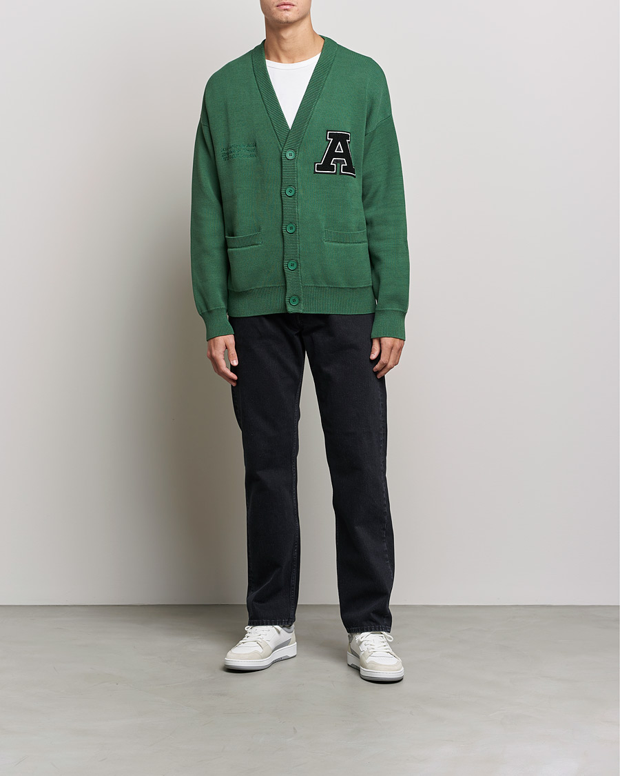 Men | Sweaters & Knitwear | Axel Arigato | Singular Knitted Cardigan Green