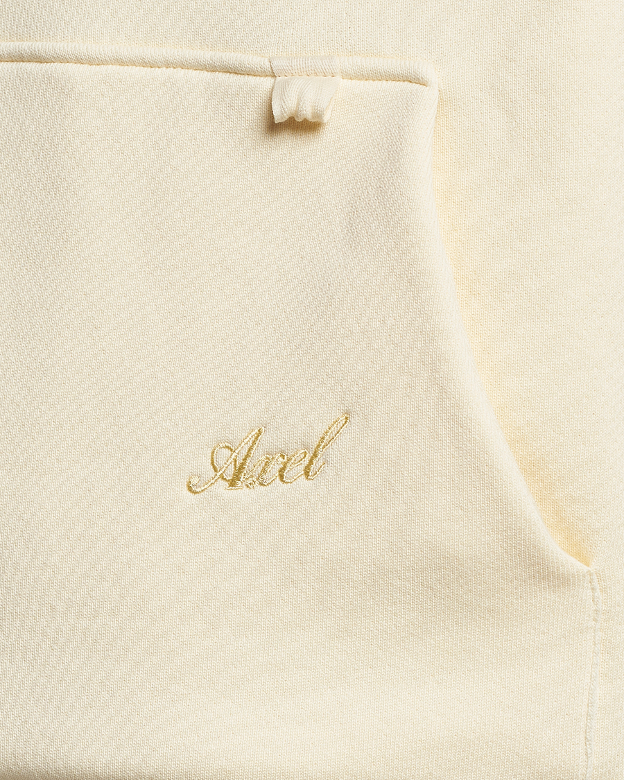 Men | Sweaters & Knitwear | Axel Arigato | Title Hoodie Pale Yellow