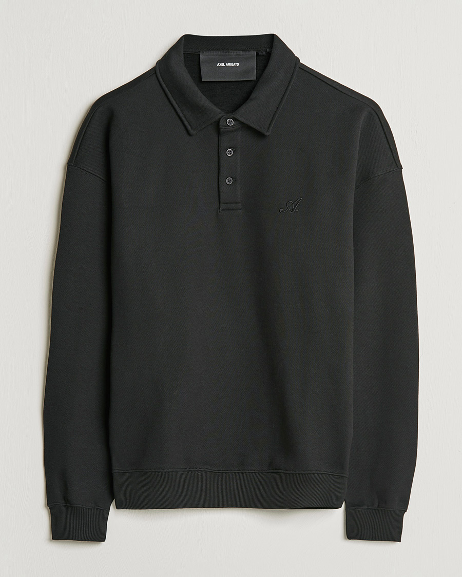 Men |  | Axel Arigato | Signature Polo Sweatshirt Black