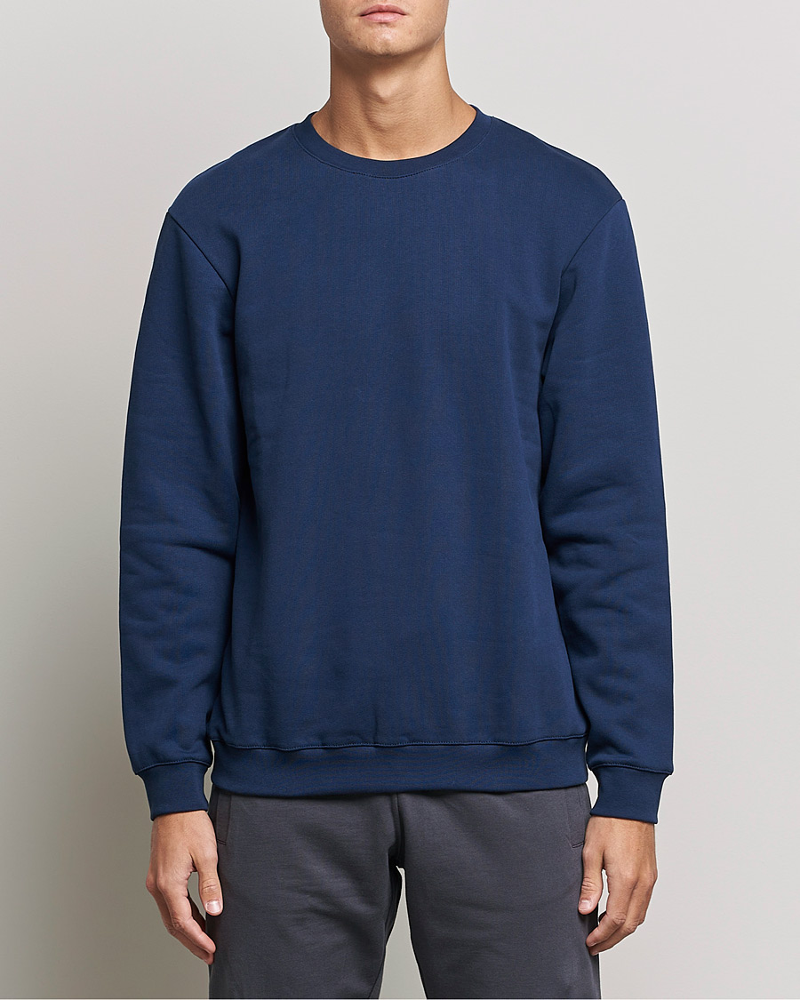 Men |  | Bread & Boxers | Loungewear Sweatshirt Navy Blue