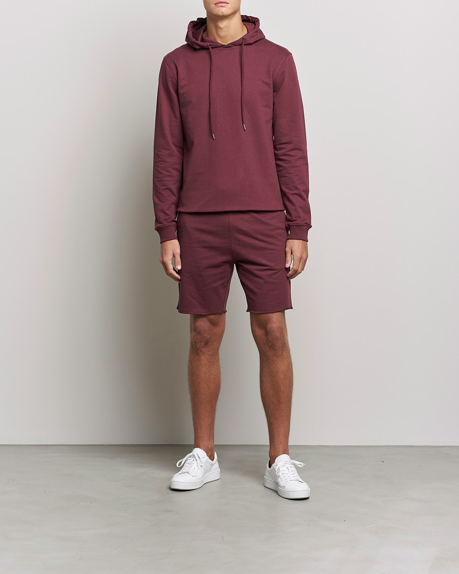 Men | Sweaters & Knitwear | Bread & Boxers | Loungewear Hoodie Burgundy