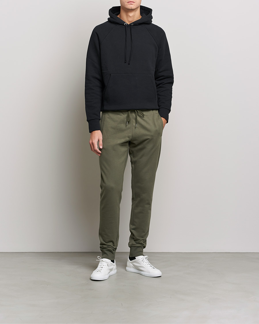 Men | Trousers | Bread & Boxers | Loungewear Pants Army Green