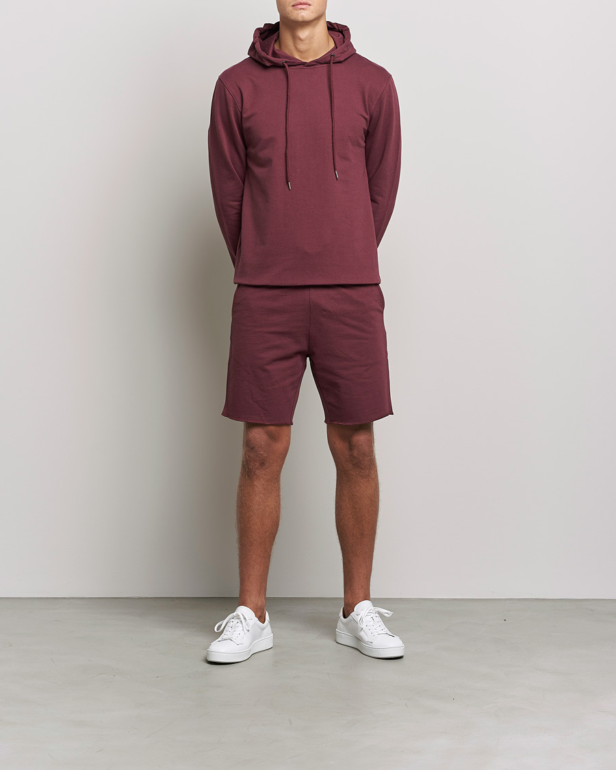 Men | Shorts | Bread & Boxers | Loungewear Shorts Burgundy