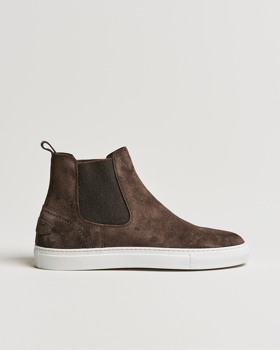 Men | Brioni Classic Sneakers Dark Brown Suede | Brioni | Classic Sneakers Dark Brown Suede