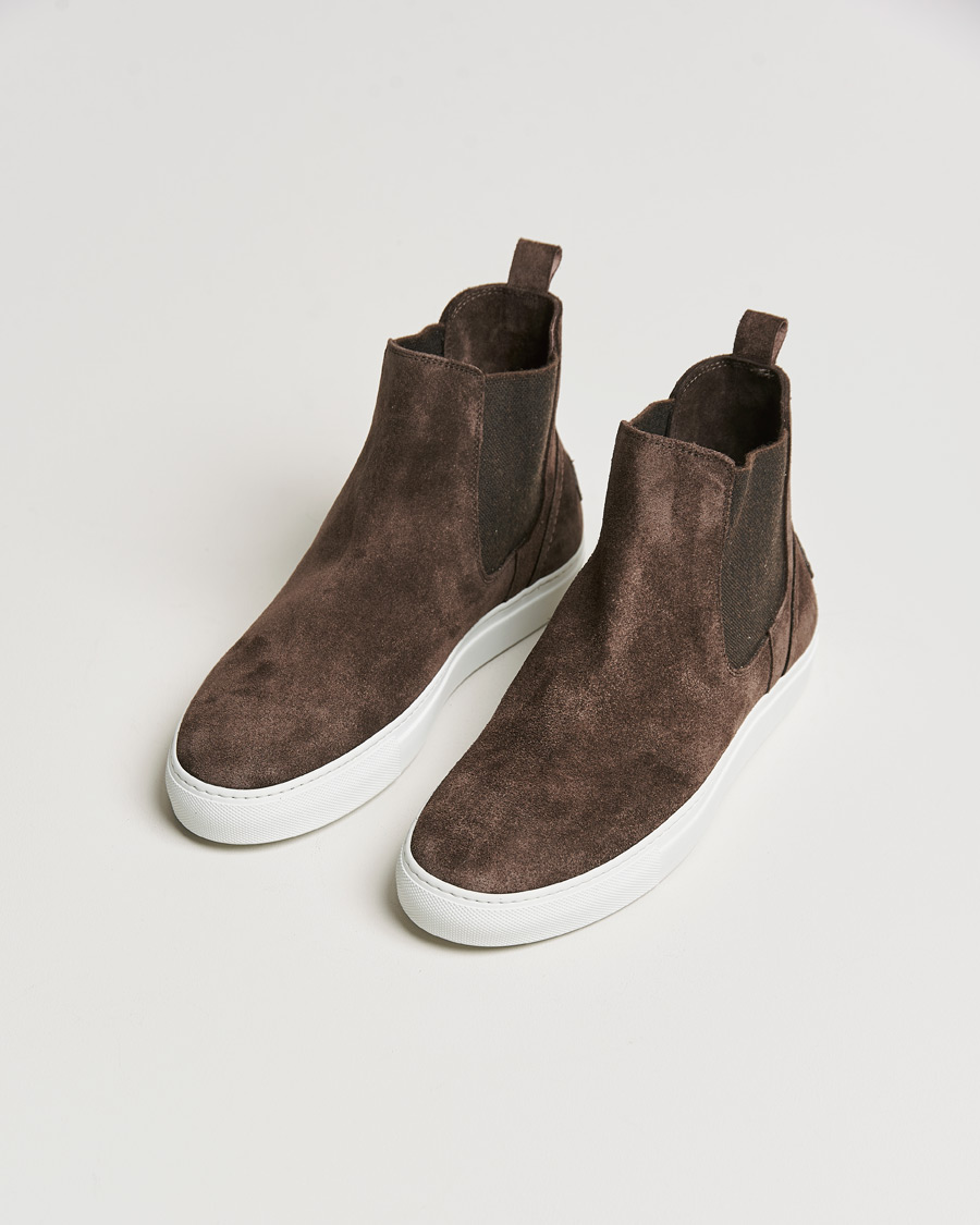 Men | Suede shoes | Brioni | Classic Sneakers Dark Brown Suede