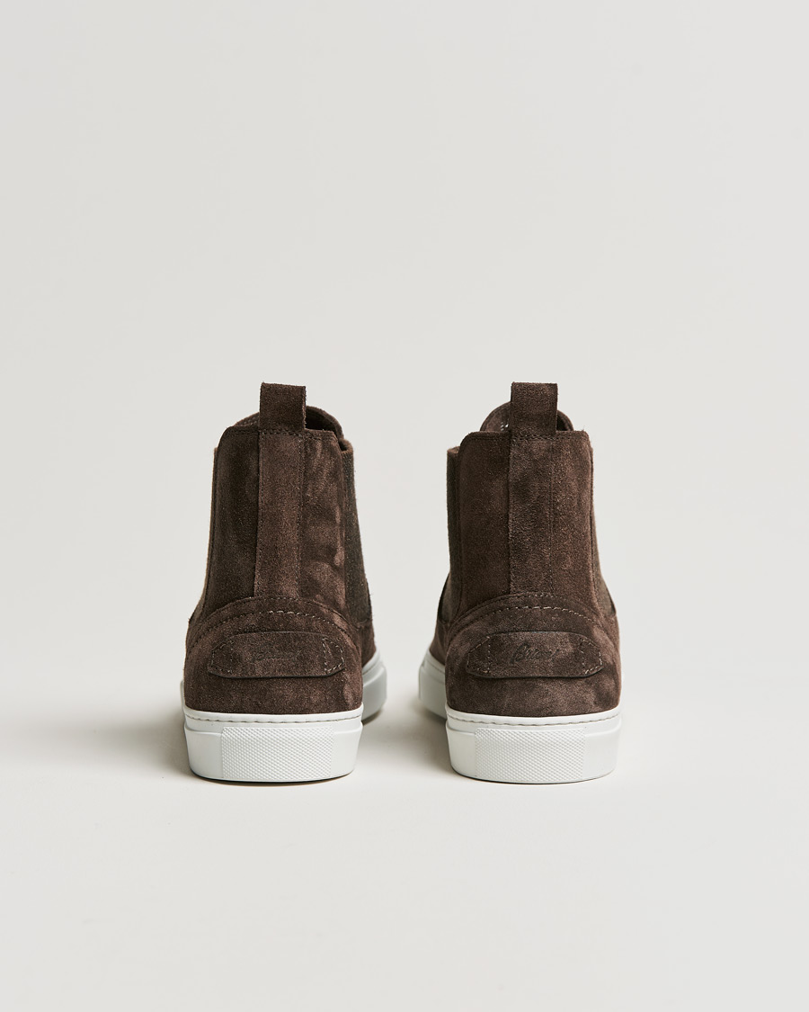 Men | Brioni Classic Sneakers Dark Brown Suede | Brioni | Classic Sneakers Dark Brown Suede