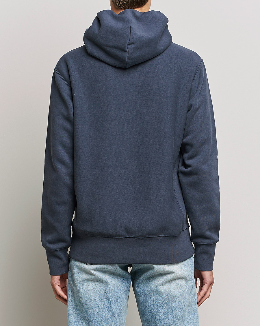 Men | Sweaters & Knitwear | Champion | Reverse Weave Soft Fleece Hood Navy