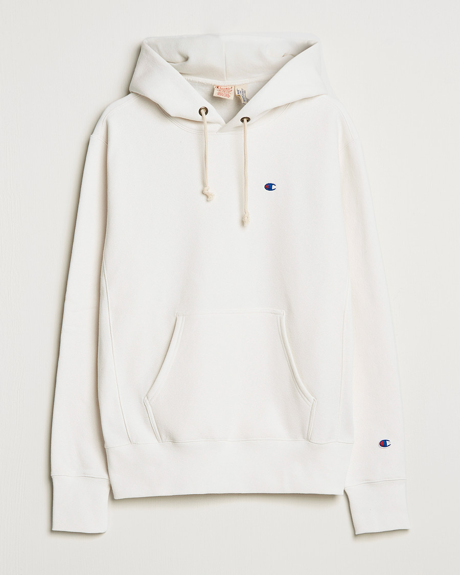 Men | Sweaters & Knitwear | Champion | Reverse Weave Soft Fleece Hood White