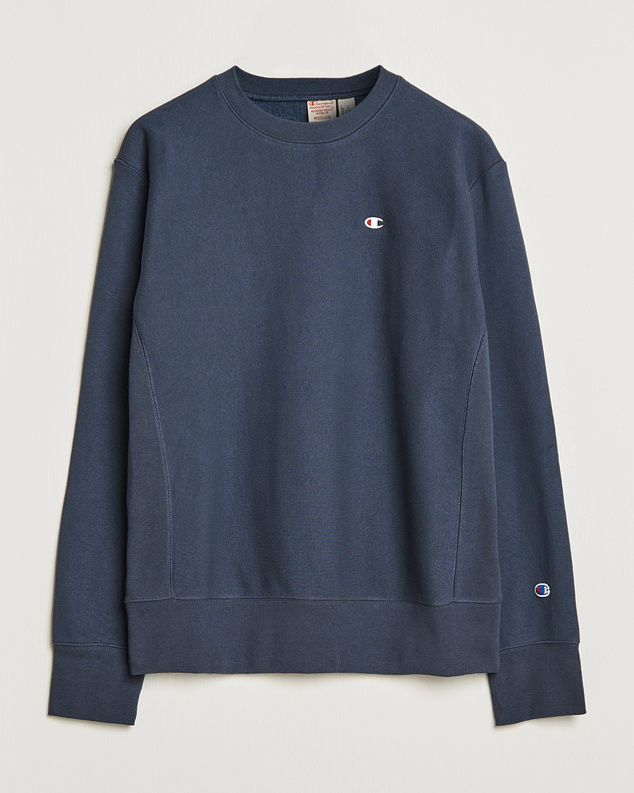 Vintage 90s Champion Reverse Weave Navy Blue Sweatshirt -  Denmark