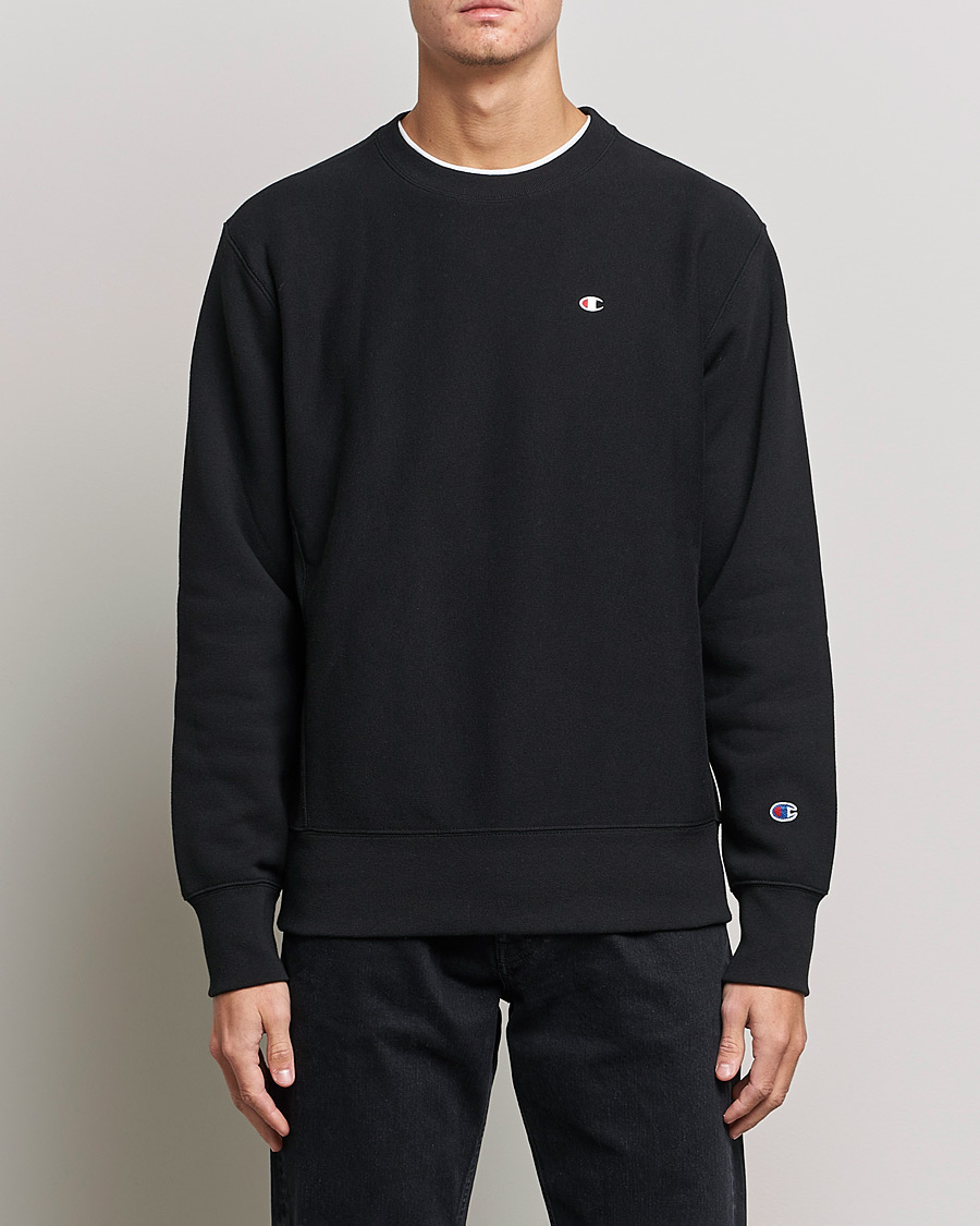 Men |  | Champion | Reverse Weave Soft Fleece Sweatshirt Black