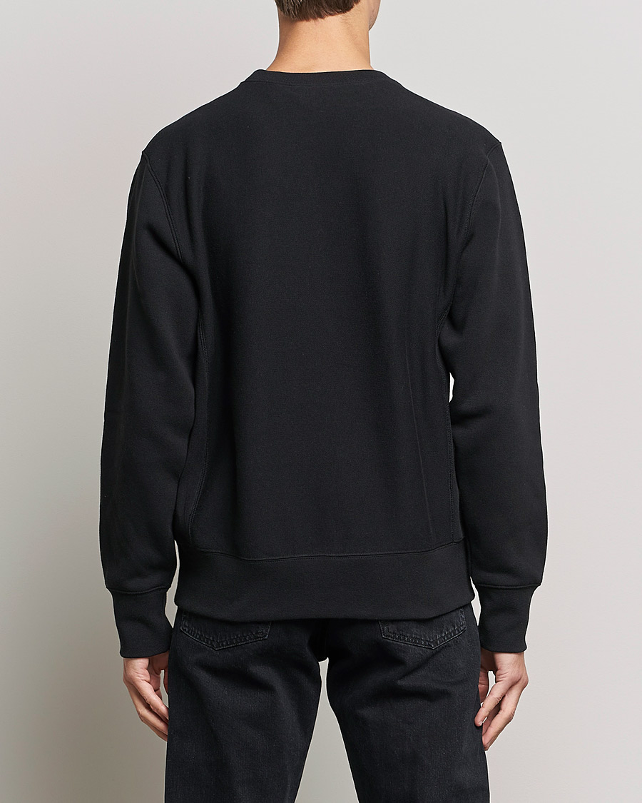 Men | Sweaters & Knitwear | Champion | Reverse Weave Soft Fleece Sweatshirt Black