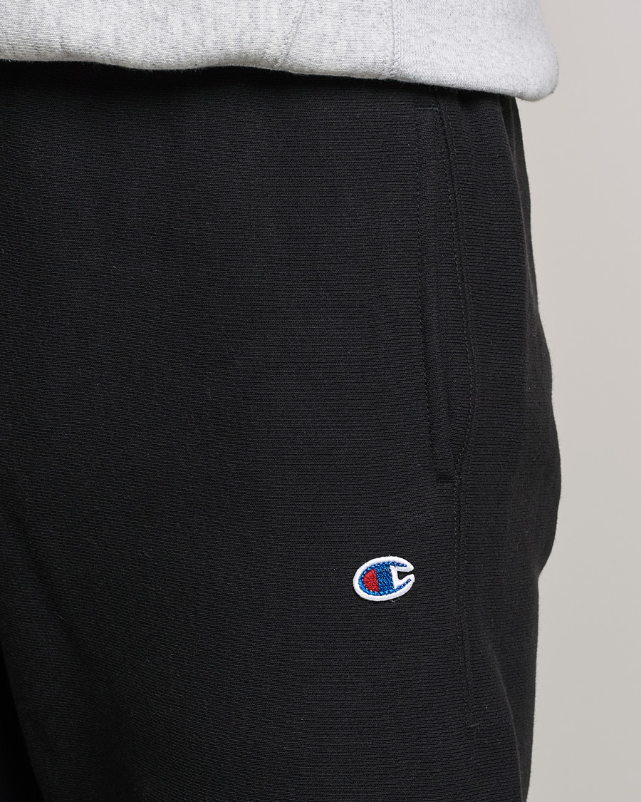 Men | Trousers | Champion | Reverse Weave Soft Fleece Sweatpants Black