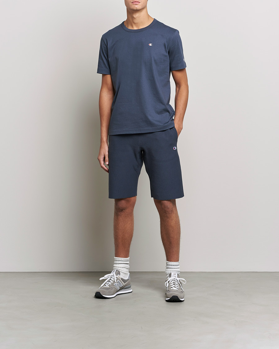Men | Shorts | Champion | Reverse Weave Soft Fleece Sweatshorts Navy