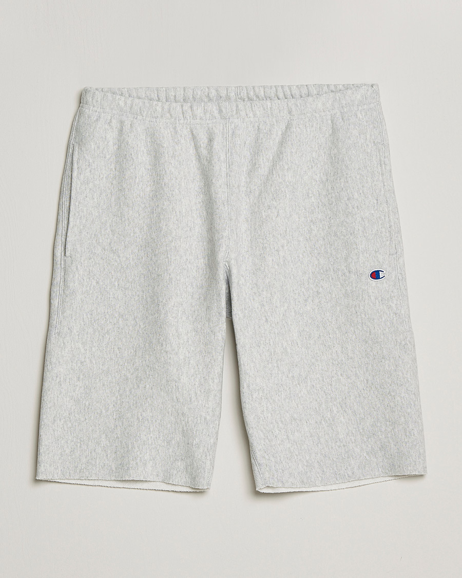Men | Shorts | Champion | Reverse Weave Soft Fleece Sweatshorts Grey Melange