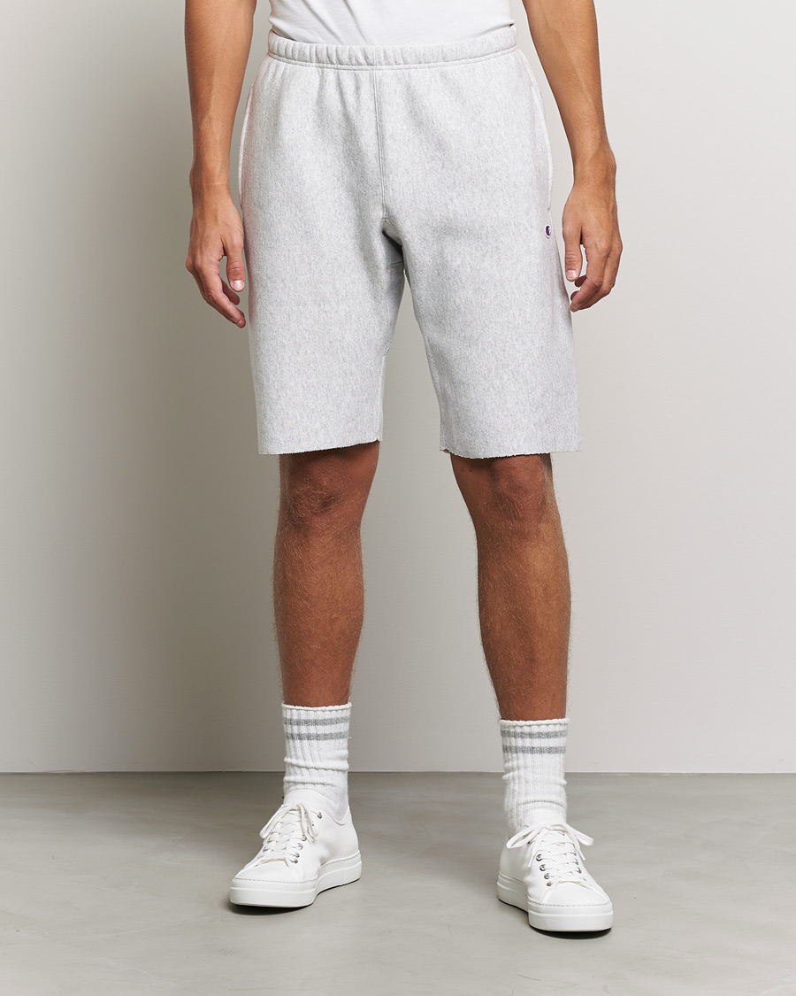 Men | Shorts | Champion | Reverse Weave Soft Fleece Sweatshorts Grey Melange