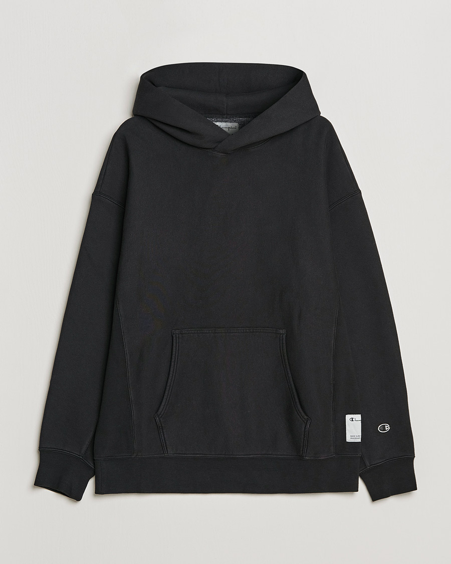 Men | Sweaters & Knitwear | Champion | Heritage Garment Dyed Hood Black