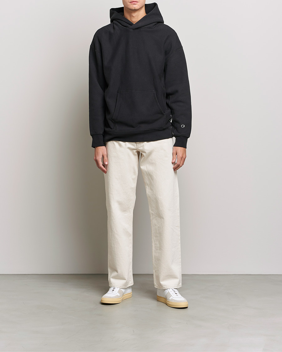 Men | Sweaters & Knitwear | Champion | Heritage Garment Dyed Hood Black