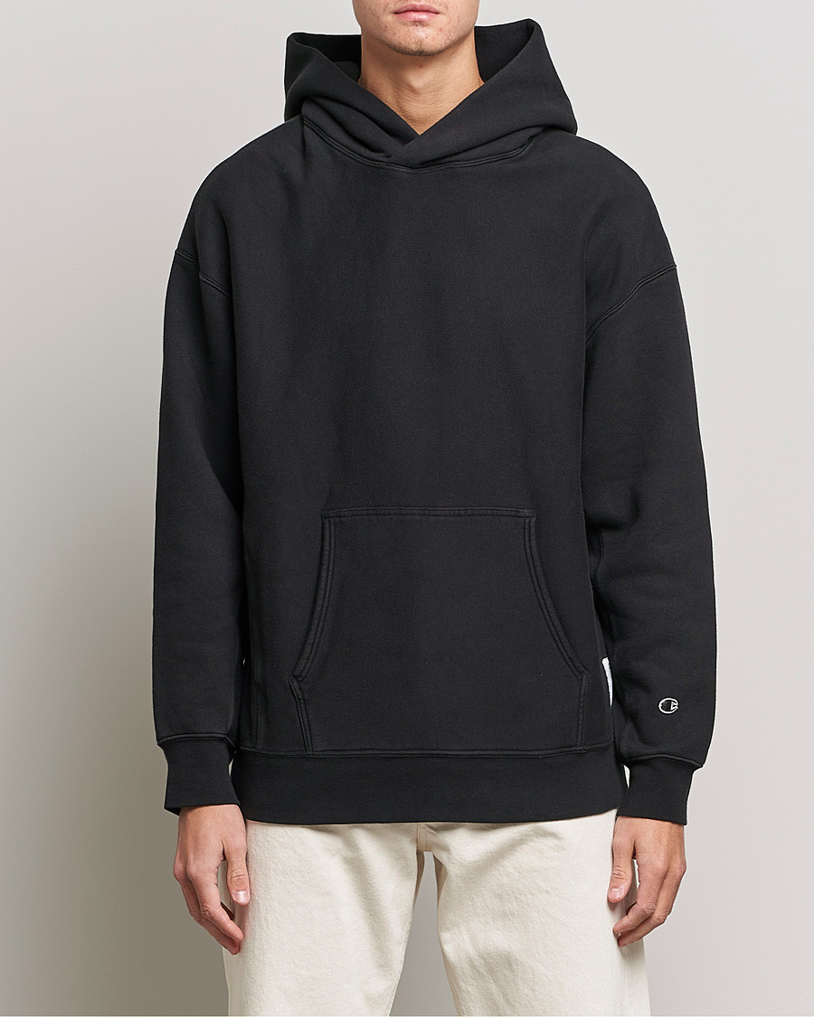 Men | Sweaters & Knitwear | Champion | Heritage Garment Dyed Hood Black