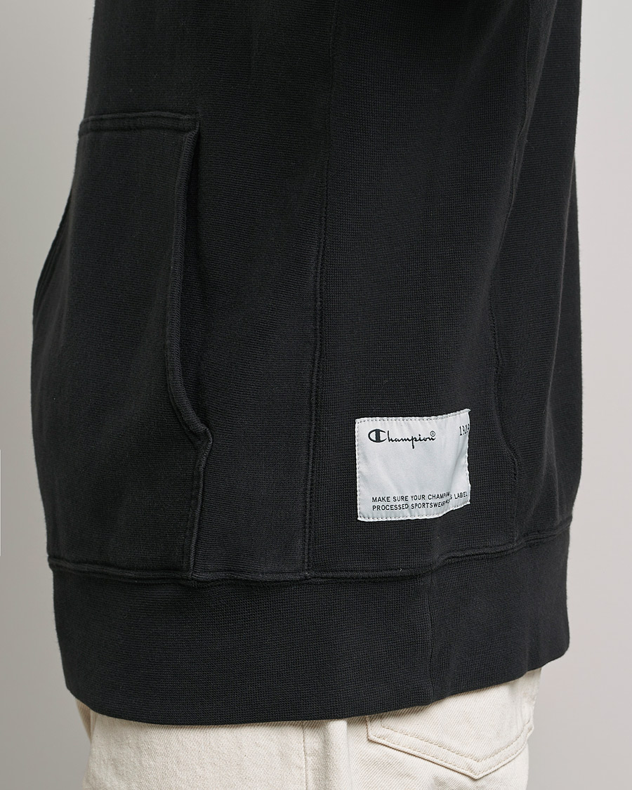 Men | Sweaters & Knitwear | Champion | Heritage Garment Dyed Hood Black