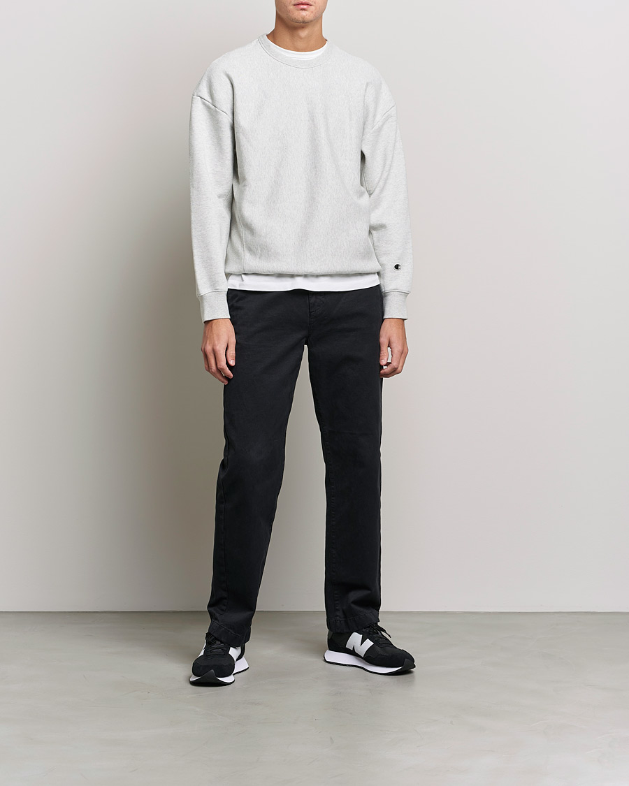 Men | Grey sweatshirts | Champion | Heritage Garment Dyed Sweatshirt Grey Melange