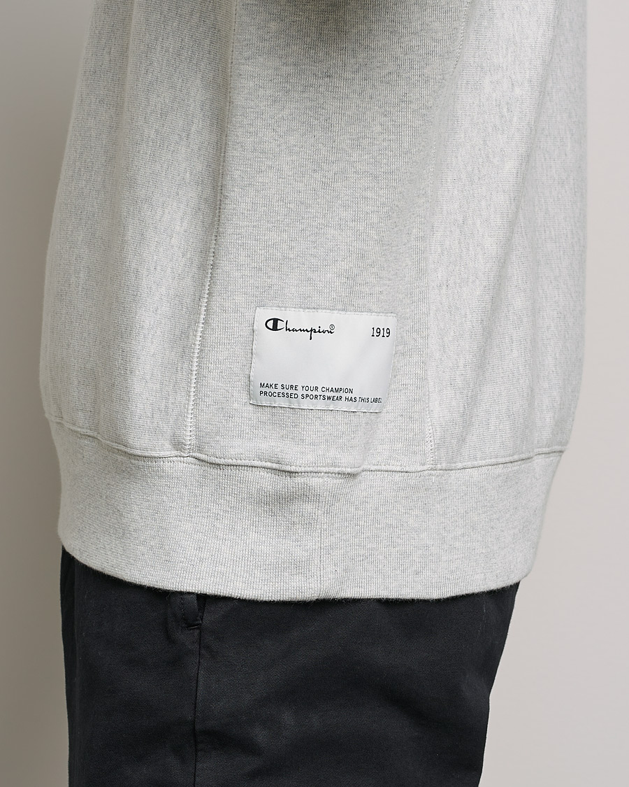 Men | Sweaters & Knitwear | Champion | Heritage Garment Dyed Sweatshirt Grey Melange