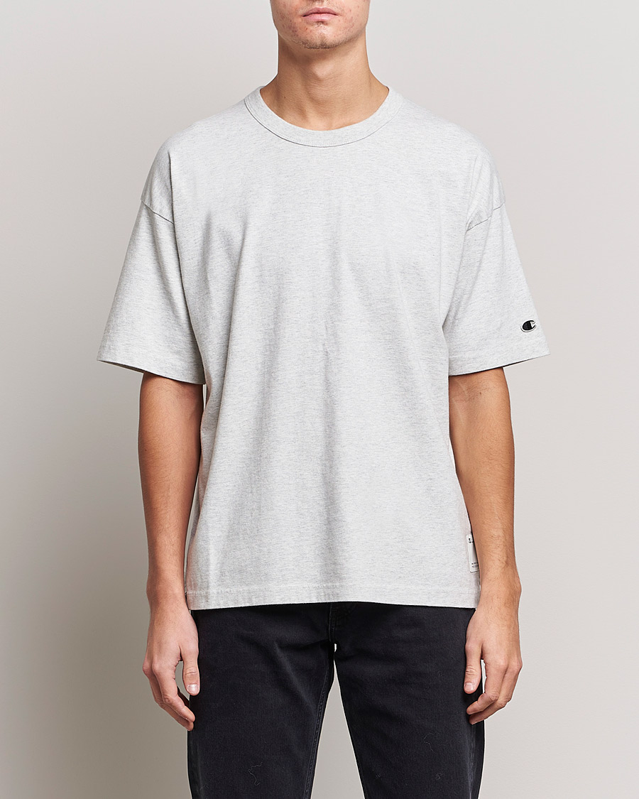 Men |  | Champion | Heritage Garment Dyed T-Shirt Grey Melange