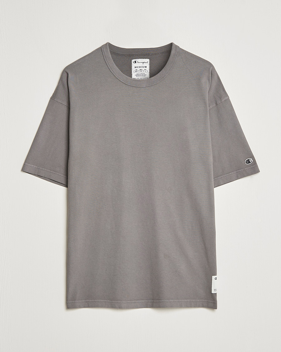 Men | T-Shirts | Champion | Heritage Garment Dyed T-Shirt Dark Grey