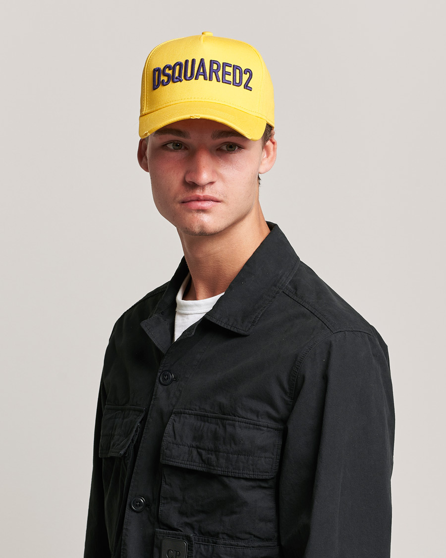 Men |  | Dsquared2 | Logo Baseball Cap Yellow