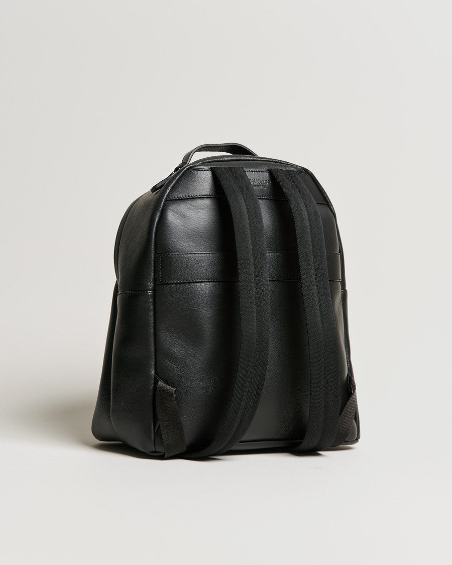 Men |  | Dsquared2 | Leather Backpack Black