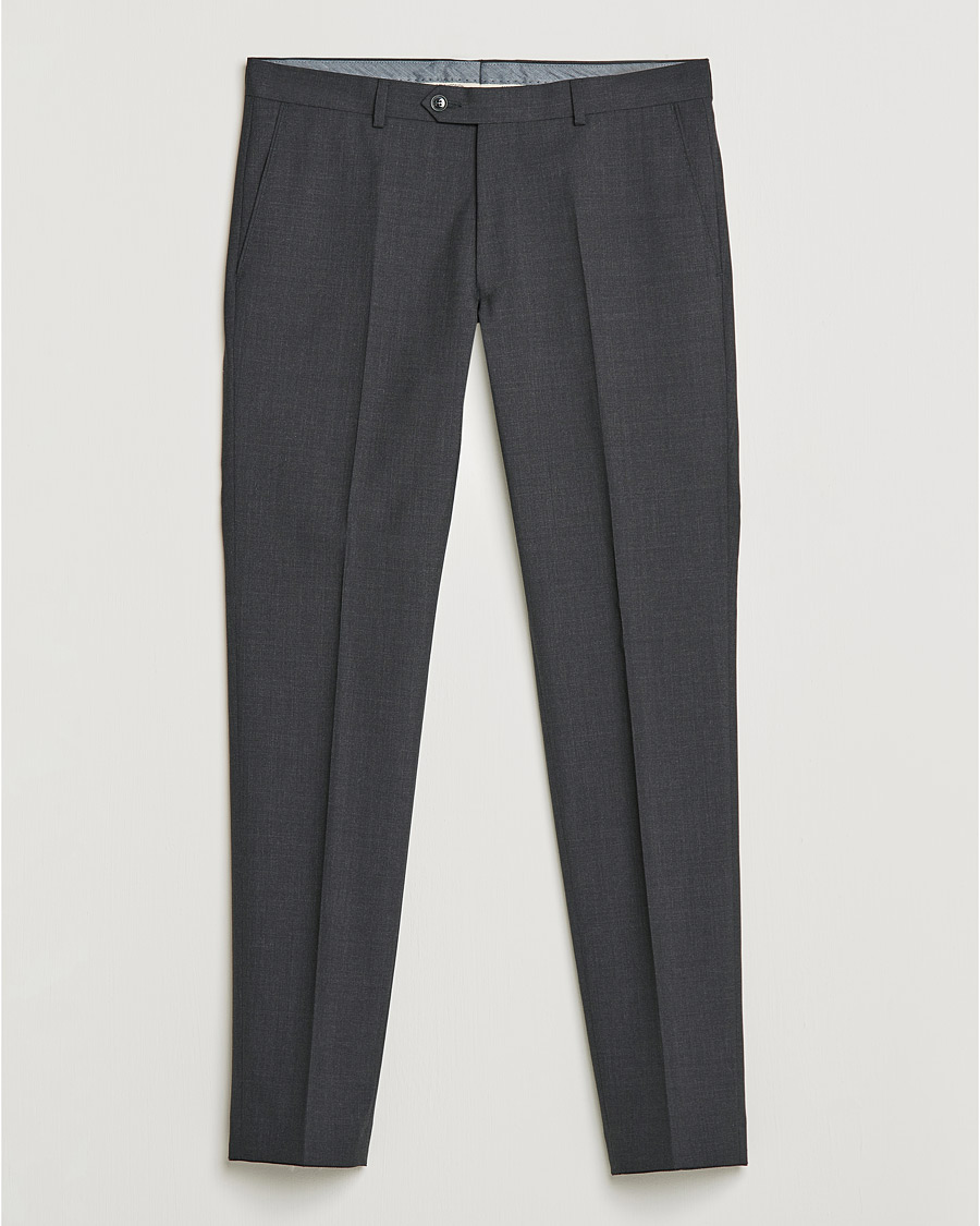 Men |  | Oscar Jacobson | Denz Super 120's Wool Trousers Grey