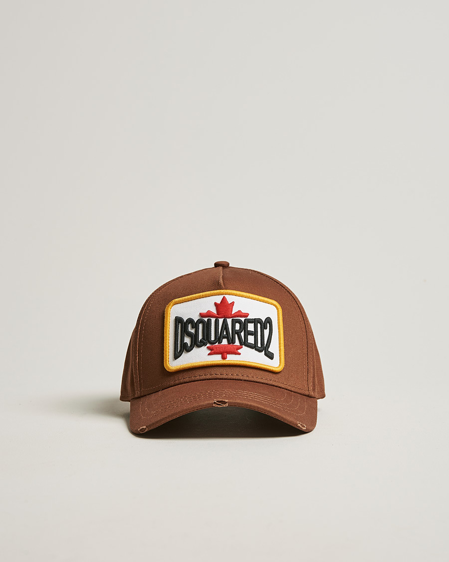Men | Dsquared2 D2 Patch Baseball Cap Hazel | Dsquared2 | D2 Patch Baseball Cap Hazel
