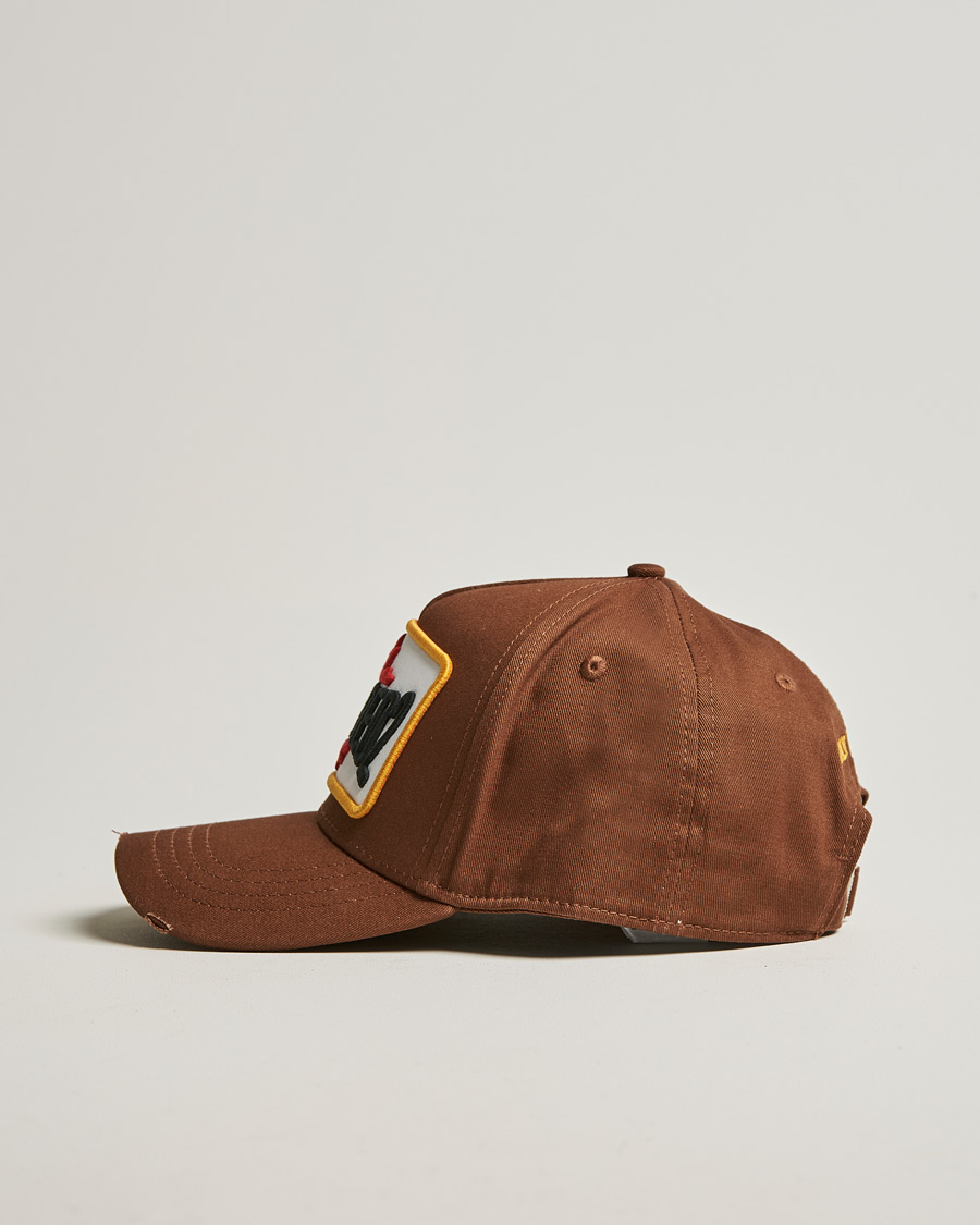 Men | Dsquared2 D2 Patch Baseball Cap Hazel | Dsquared2 | D2 Patch Baseball Cap Hazel