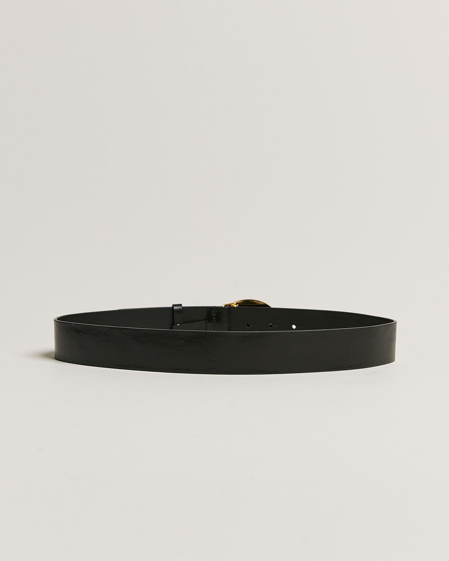 Men | Leather Belts | Dsquared2 | Plaque Belt Black