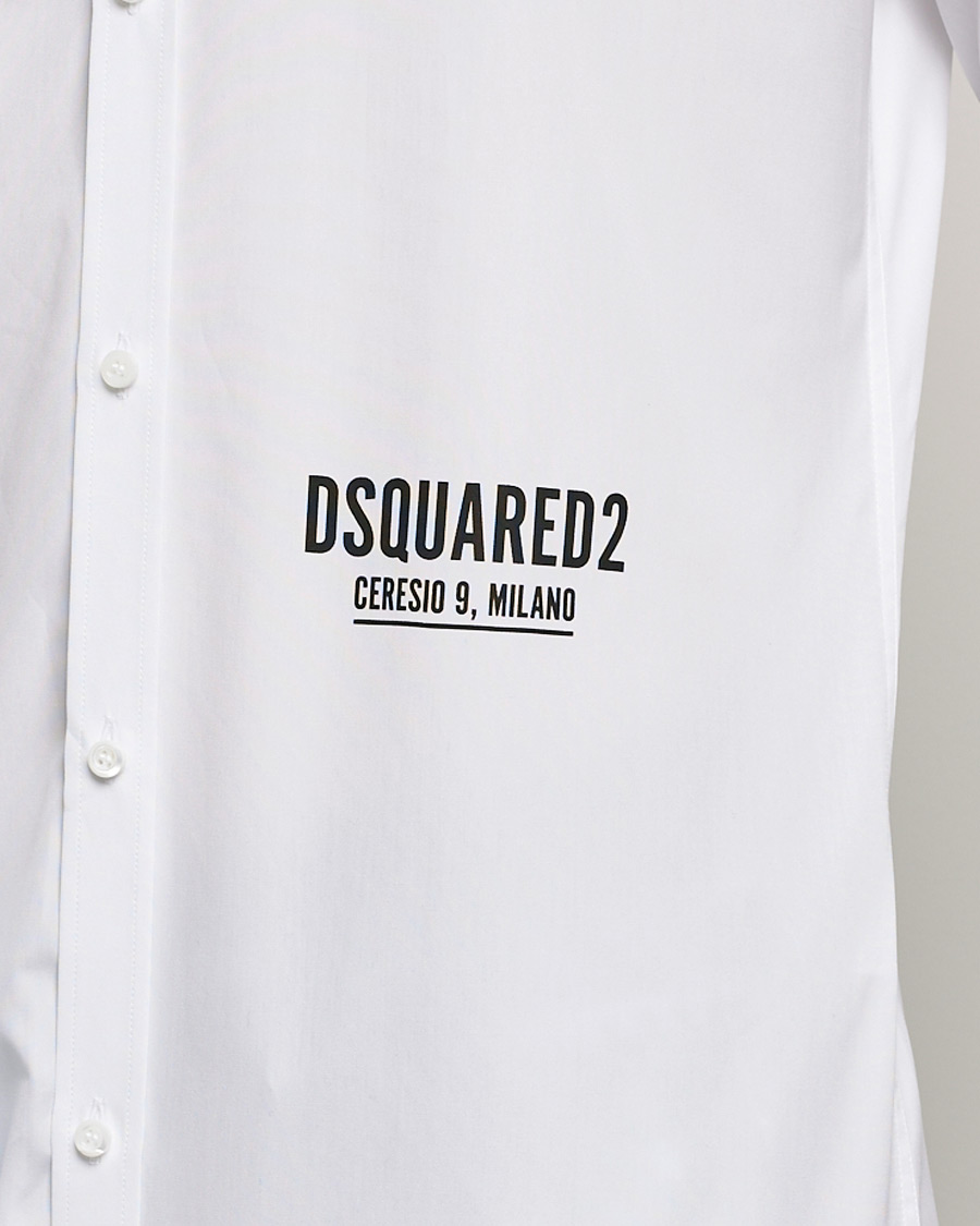 Men | Shirts | Dsquared2 | Poplin Dress Shirt White