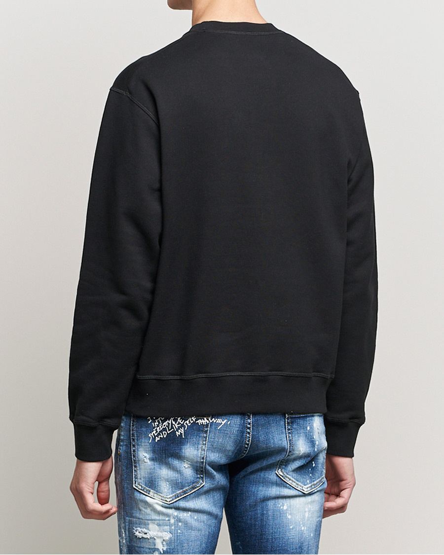 Men | Sweaters & Knitwear | Dsquared2 | Icon Logo Sweatshirt  Black