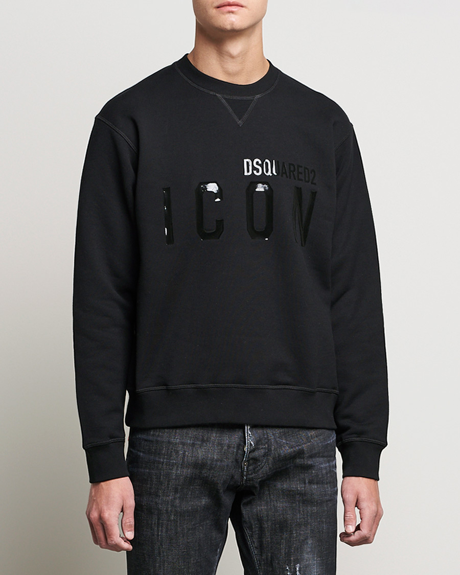 Men |  | Dsquared2 | Icon Tonal Logo Sweatshirt Black