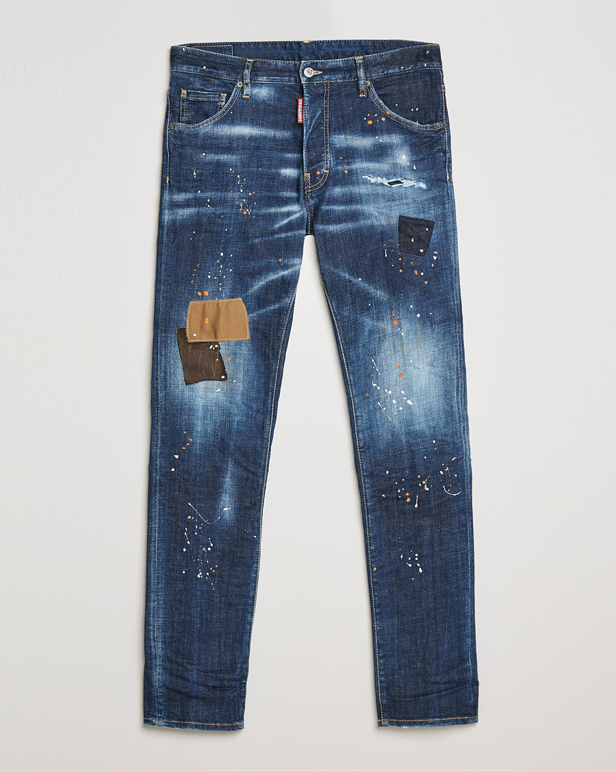 Men | Jeans | Dsquared2 | Cool Guy Patch Jeans Blue Wash