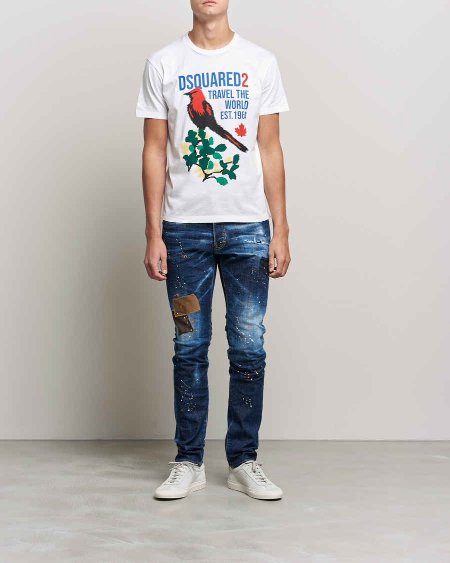 Men | Jeans | Dsquared2 | Cool Guy Patch Jeans Blue Wash