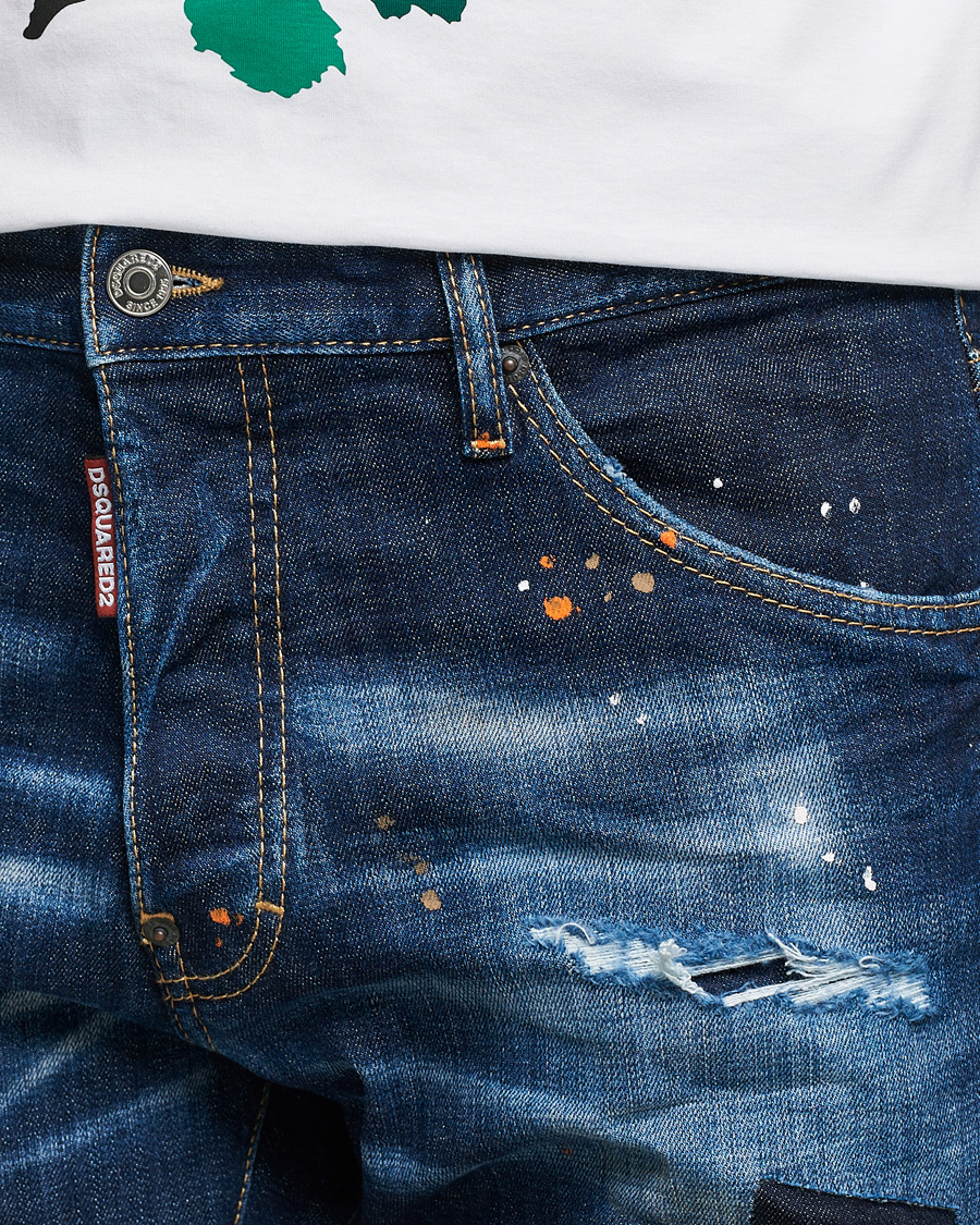 Men | Jeans | Dsquared2 | Cool Guy Patch Jeans Blue Wash