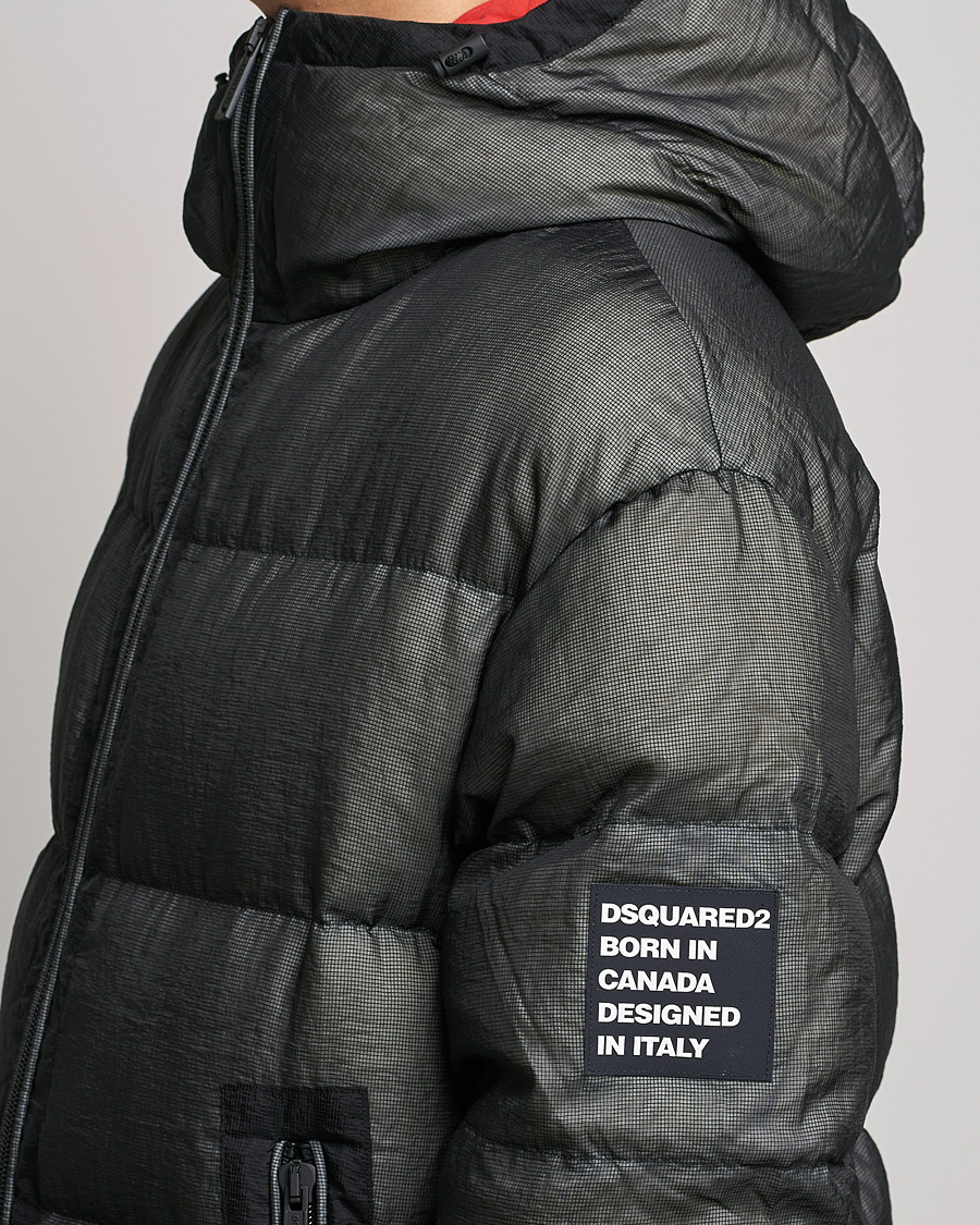 Men | Coats & Jackets | Dsquared2 | Balaclava Puffer Jacket Black