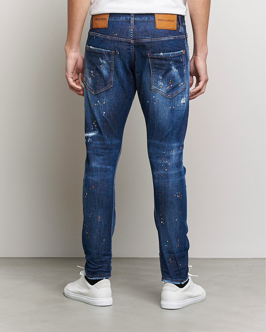 servant Shipping gesture Dsquared2 Sexy Twist Jeans Deep Blue Wash at CareOfCarl.com